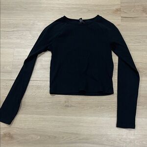 Forever 21 Black Long Sleeve Blouse